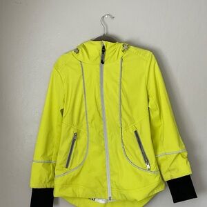 Bright Yellow Guess raincoat